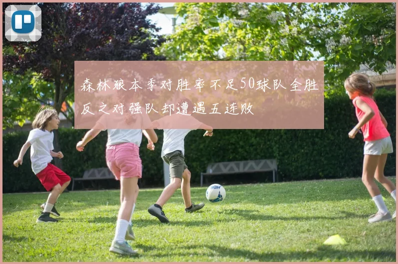 森林狼本季对胜率不足50球队全胜反之对强队却遭遇五连败
